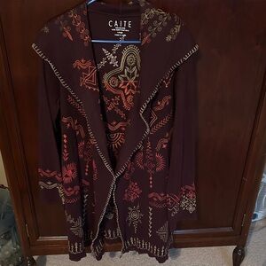 Caite hooded jacket from Anthopology
Size large brand new